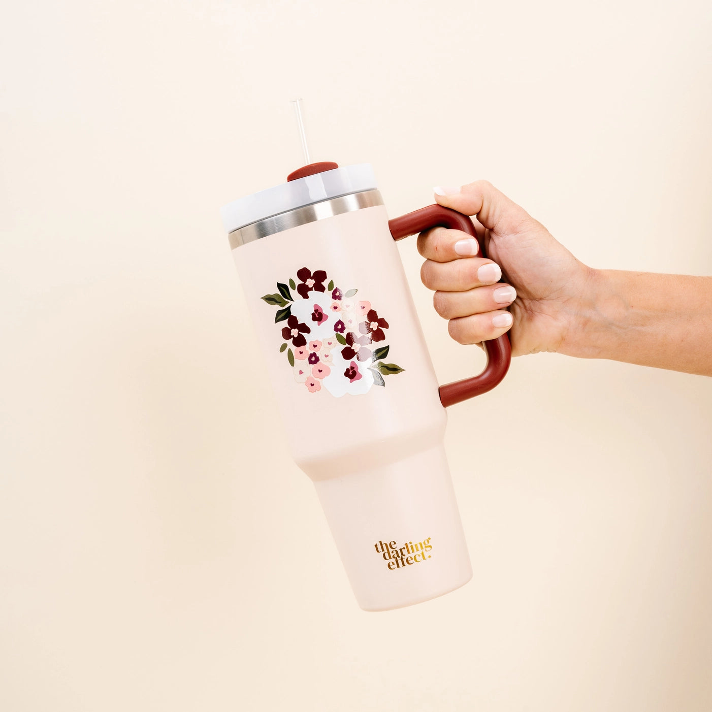 Bloom Blush 40 oz Lifestyle Tumbler