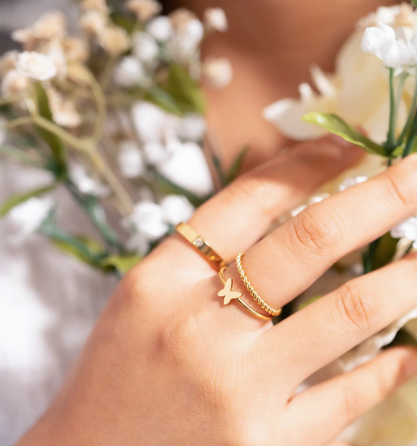 Braided Twisted Rope Ring