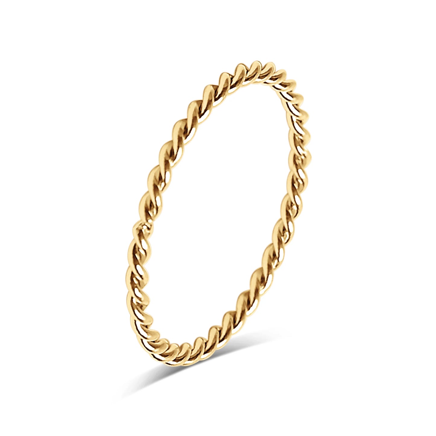 Braided Twisted Rope Ring
