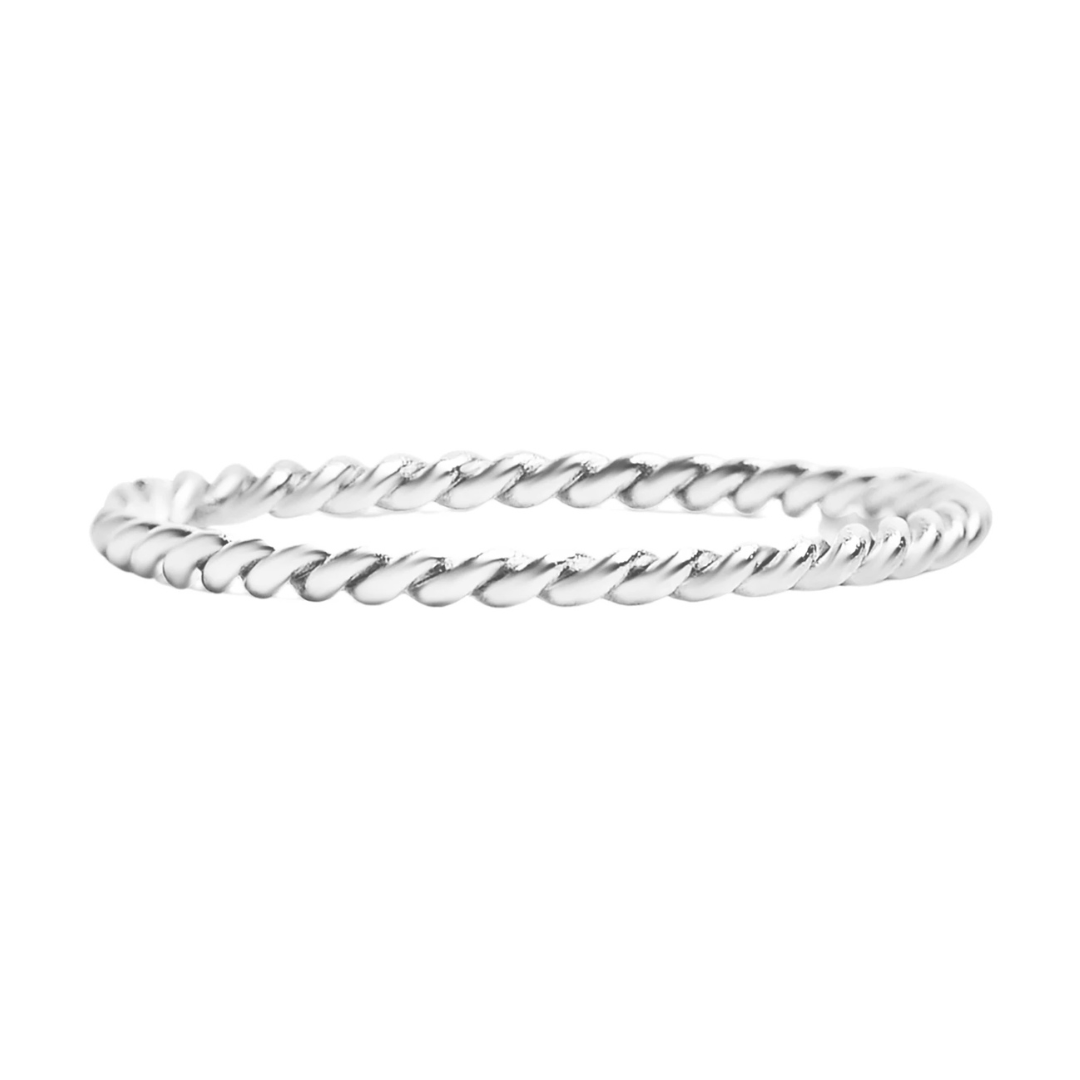 Braided Twisted Rope Ring