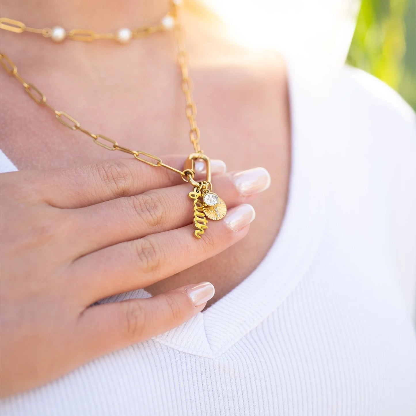 Curated Faith Charm Necklace
