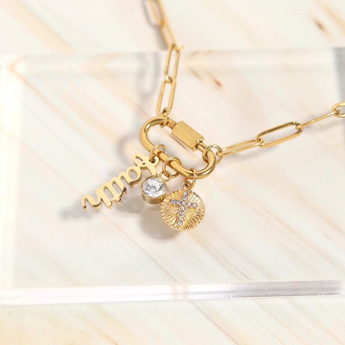 Curated Faith Charm Necklace