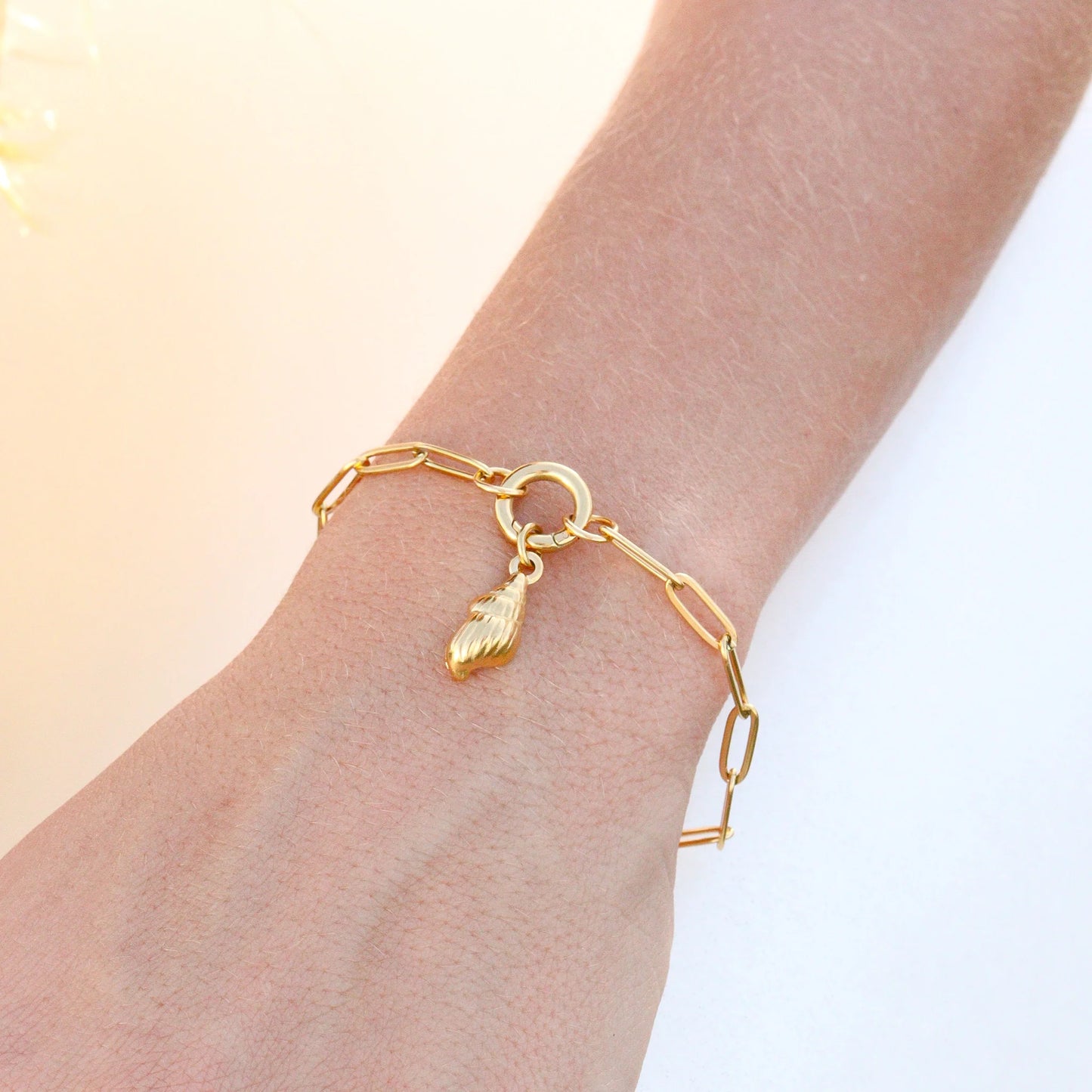 Charm Keeper Paperclip Bracelet