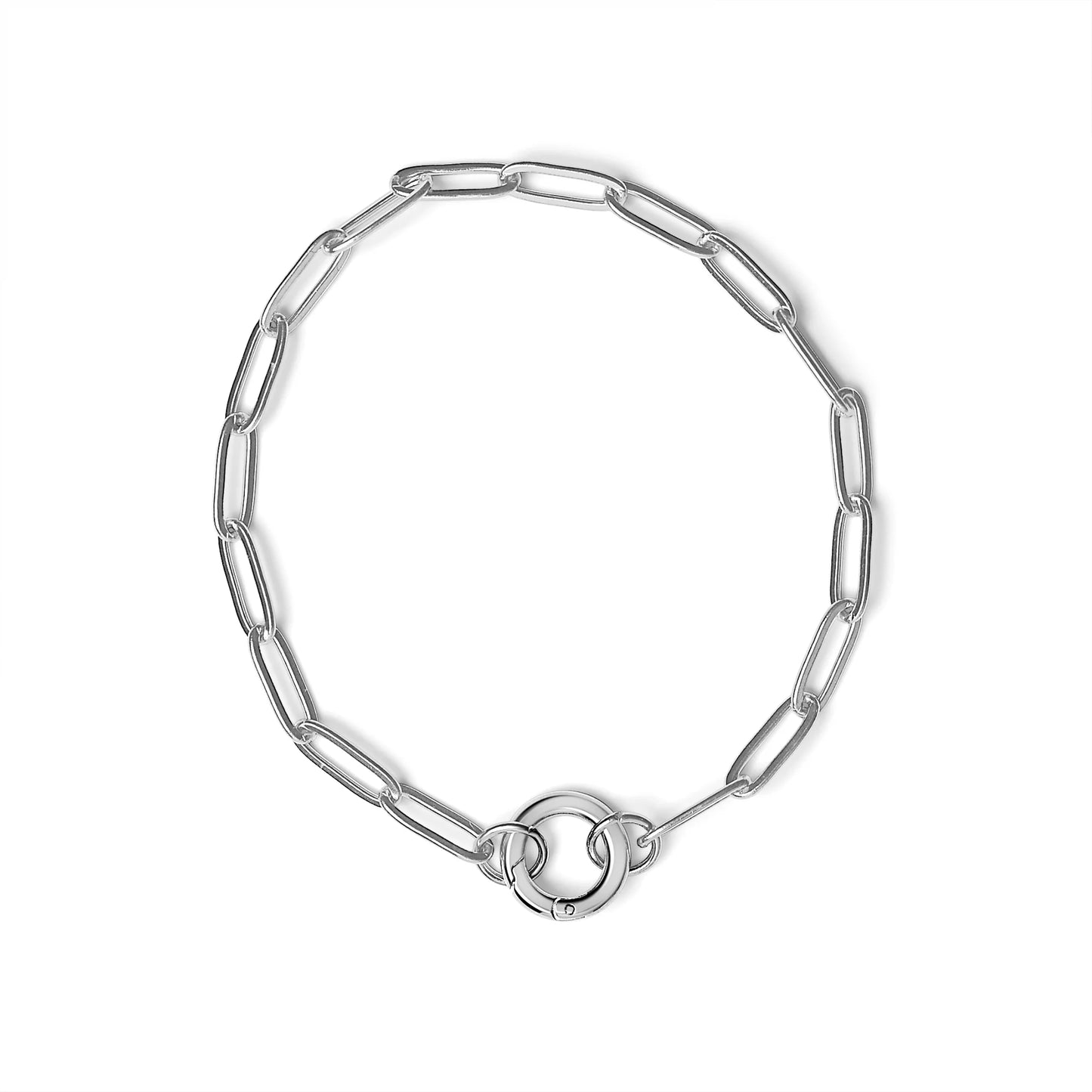 Charm Keeper Paperclip Bracelet