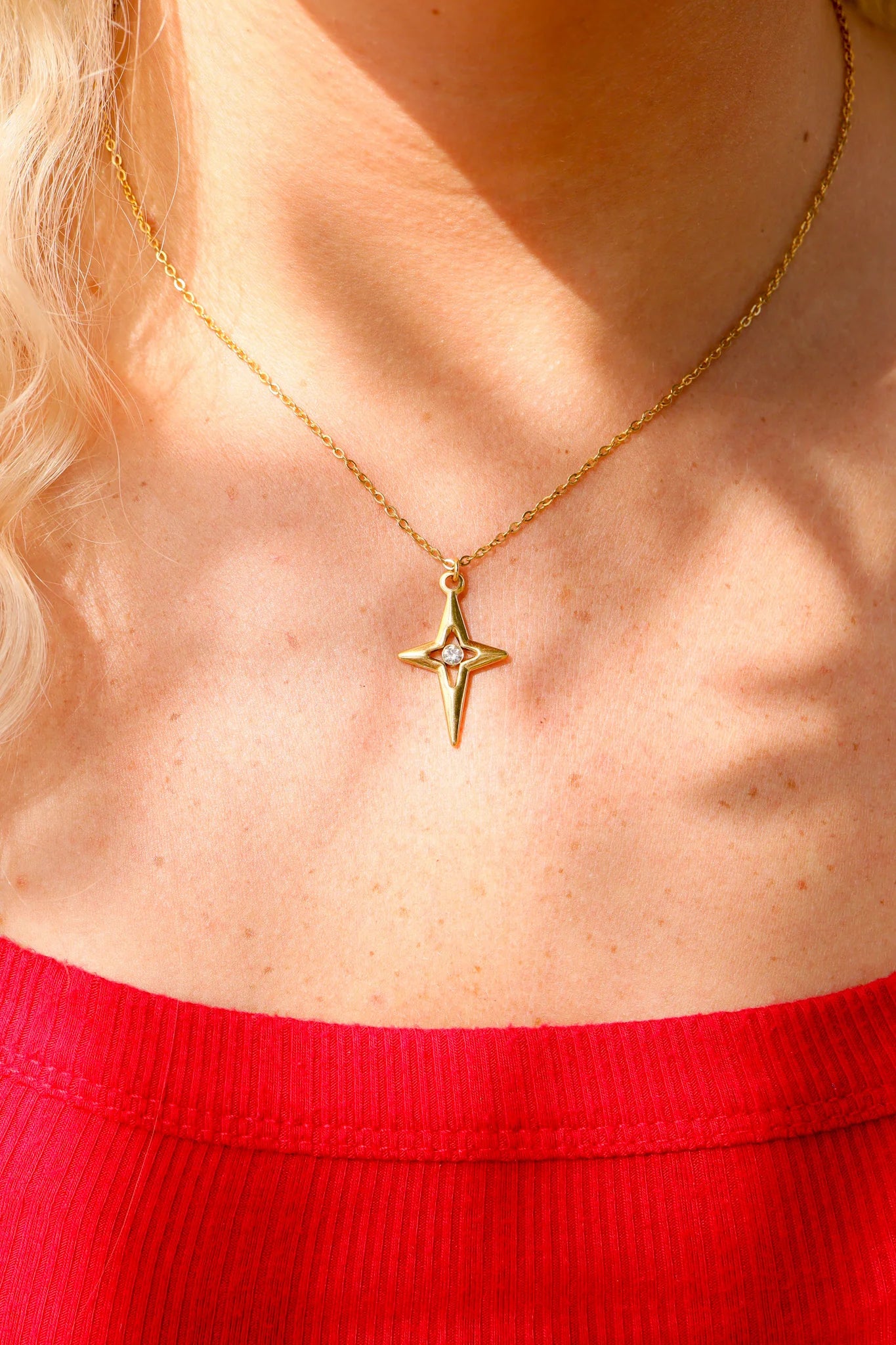 Compass Star Charm