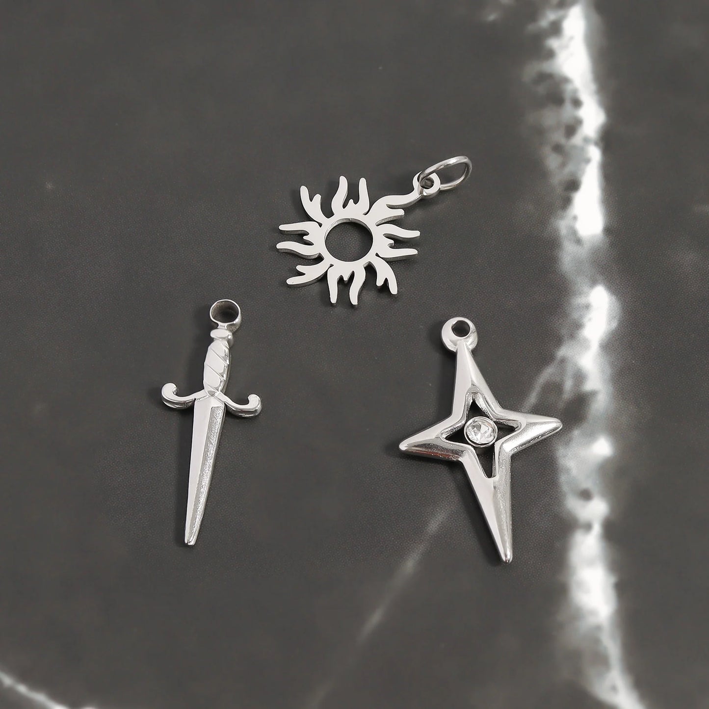 Compass Star Charm