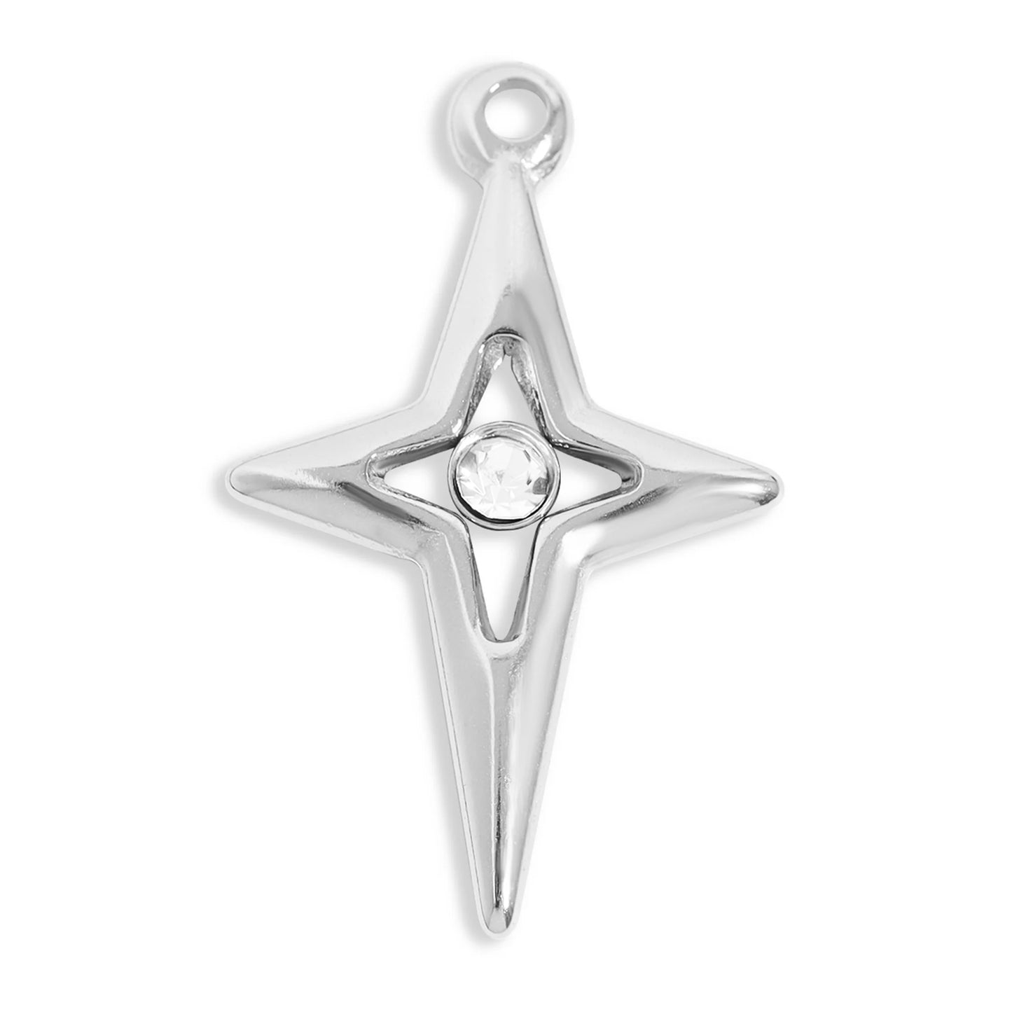 Compass Star Charm