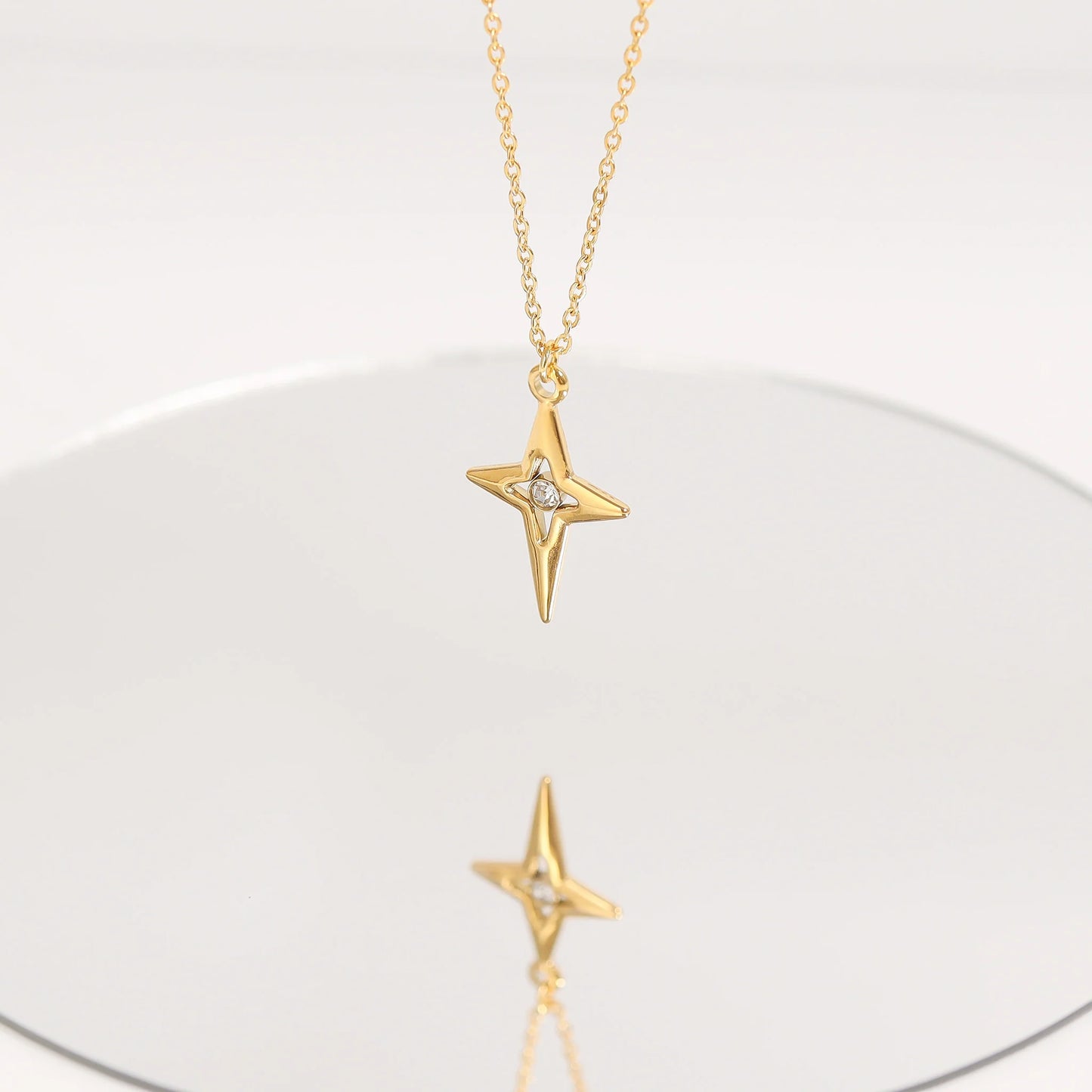 Compass Star Charm