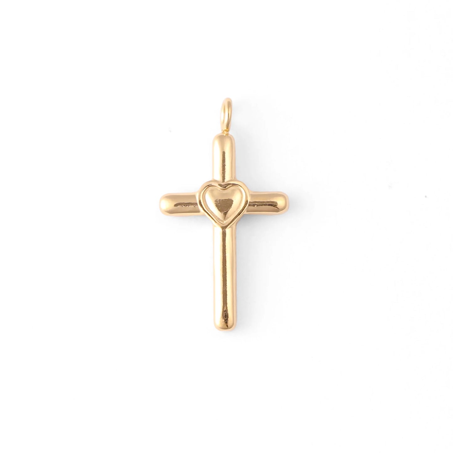 Cross Heart Charm