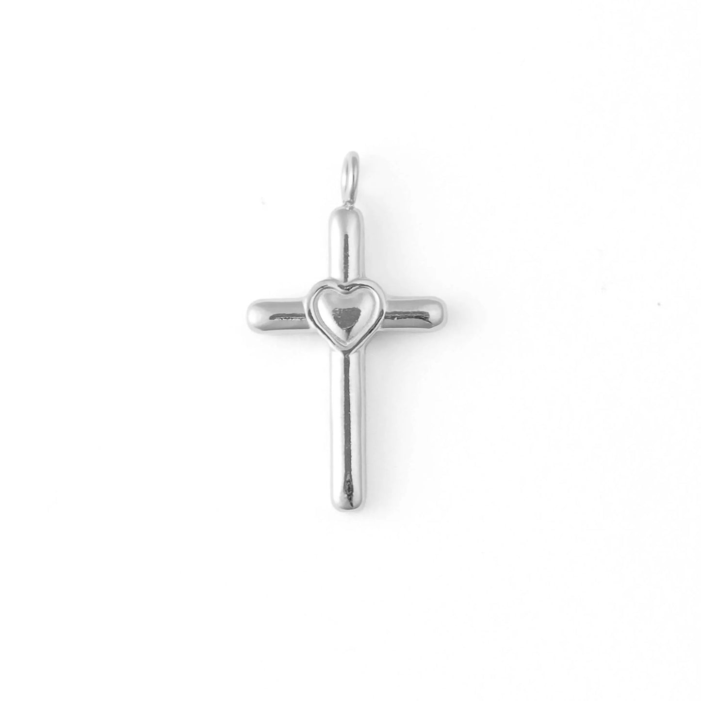 Cross Heart Charm