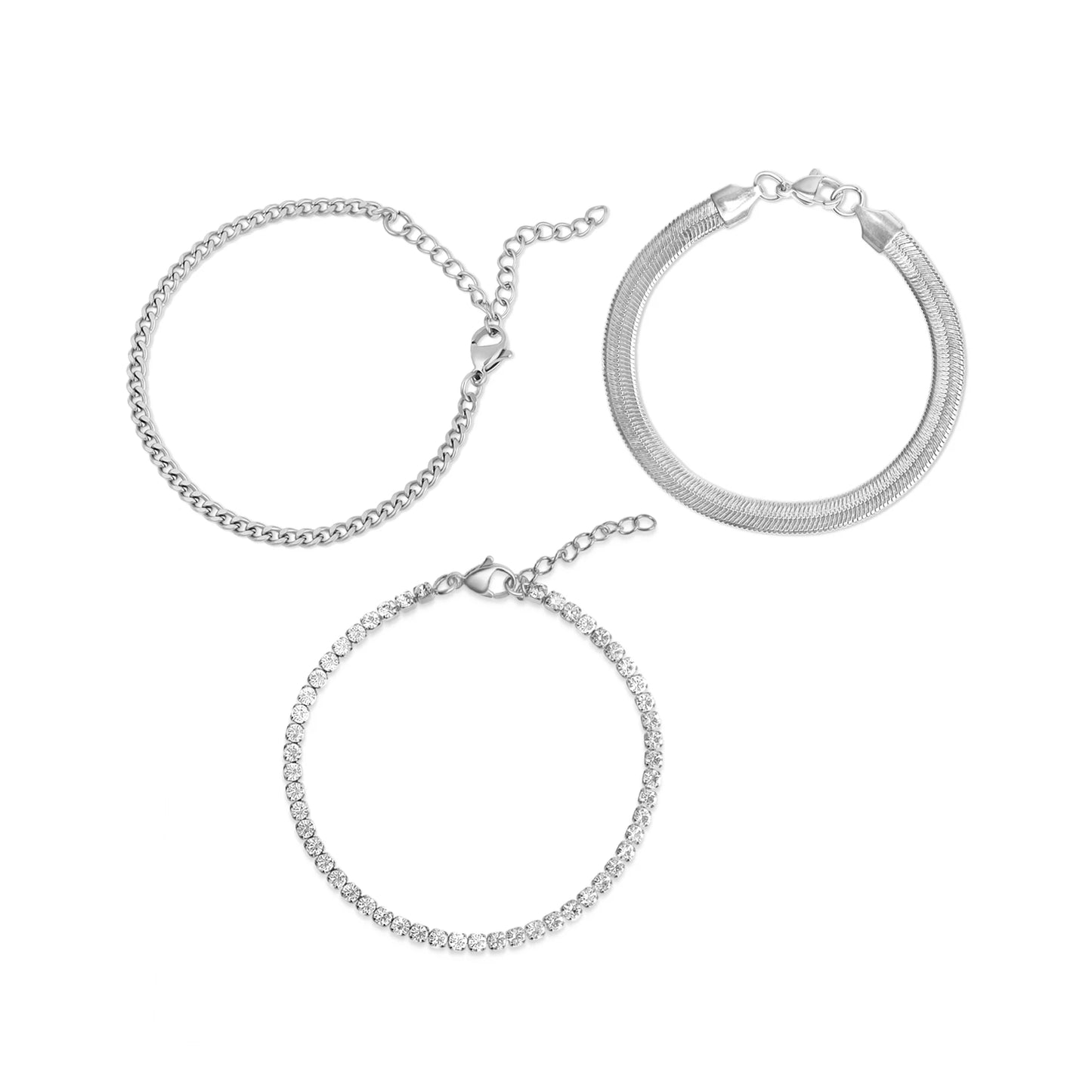 Curb Chain Layering Bracelet