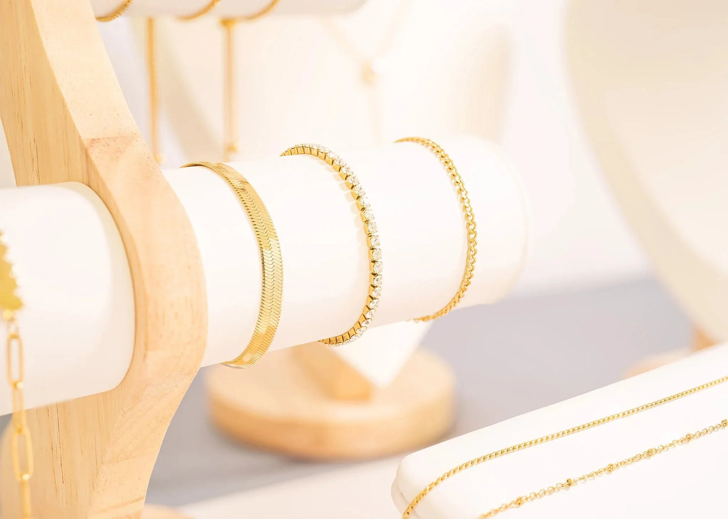 Curb Chain Layering Bracelet