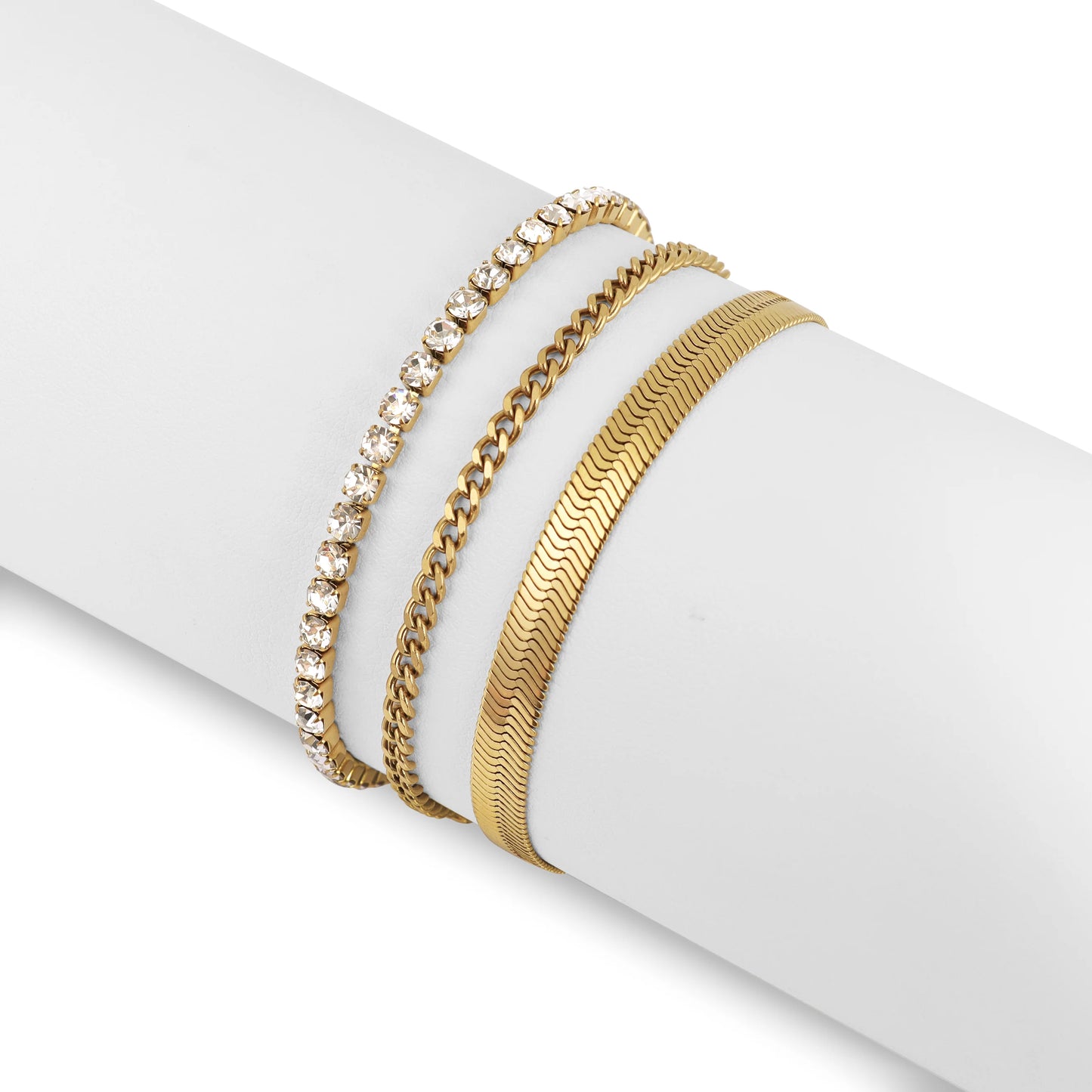 Curb Chain Layering Bracelet