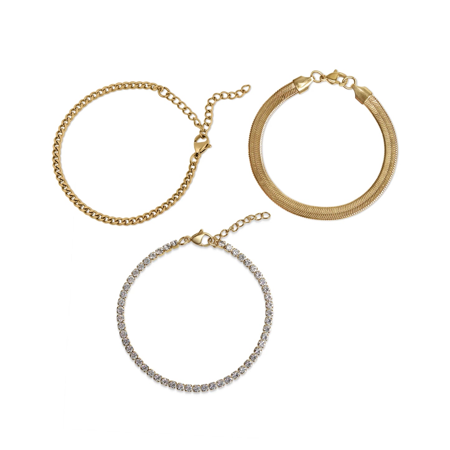 Curb Chain Layering Bracelet