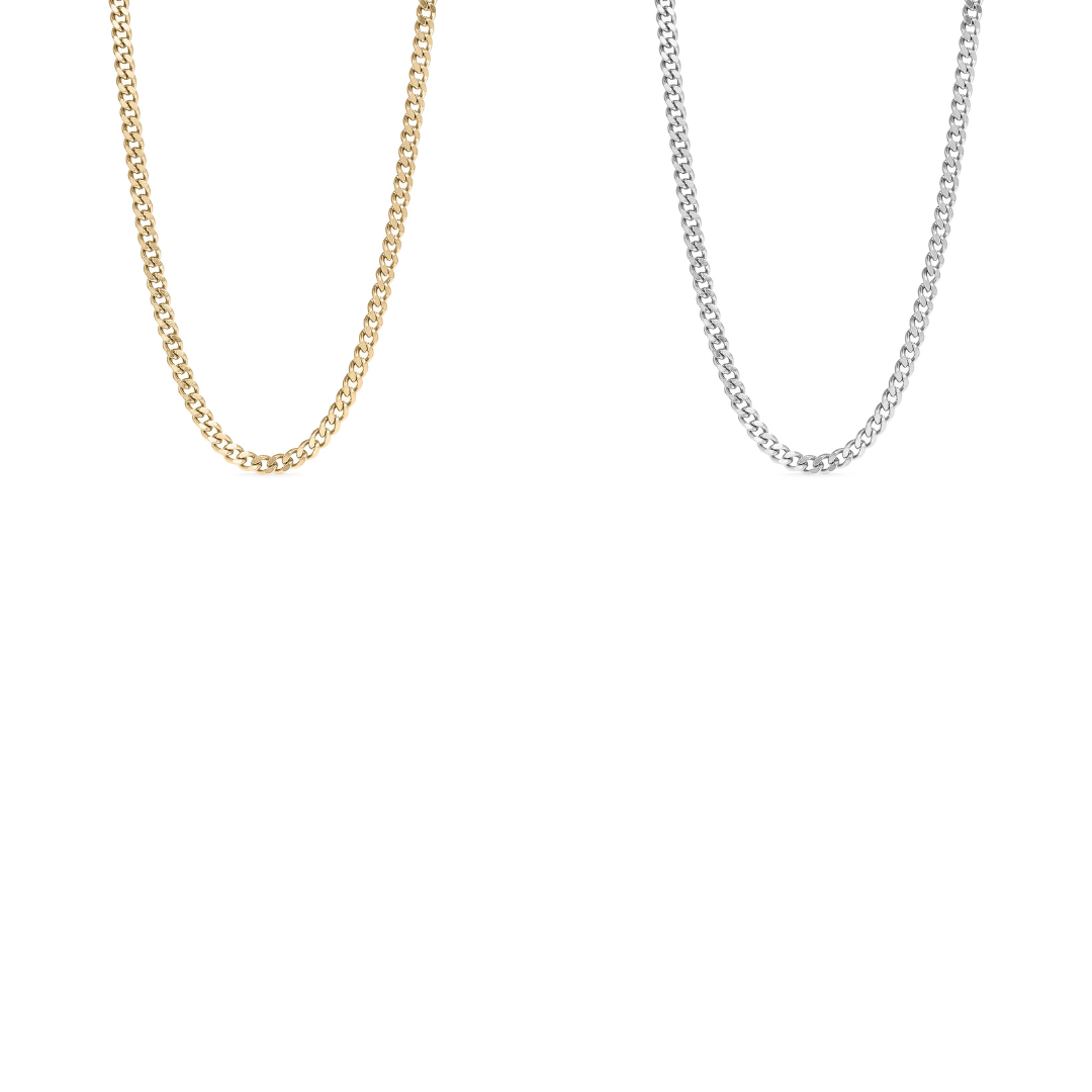Curb Chain Layering Necklace