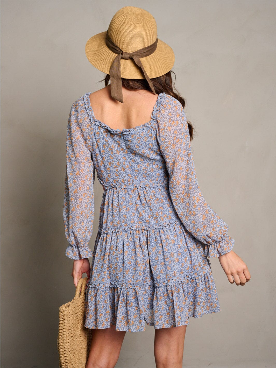 Floral Cutout Dress