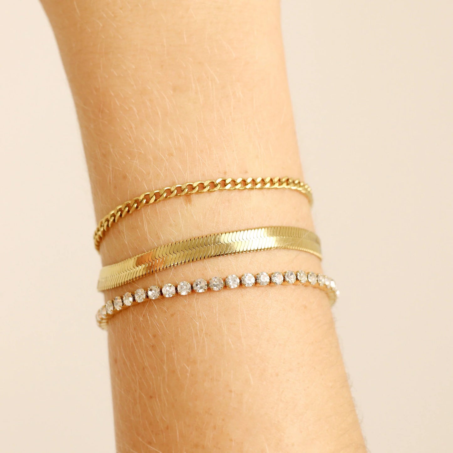 Herringbone Layering Bracelet