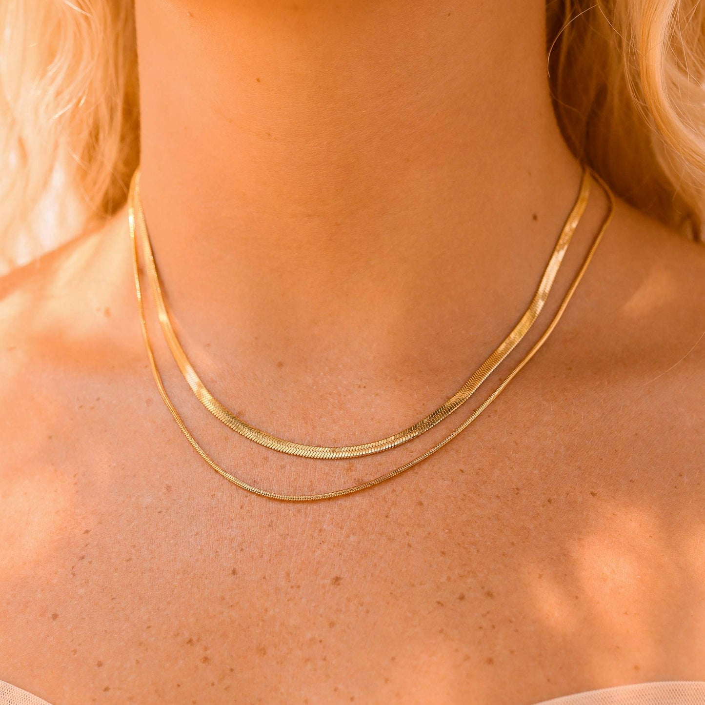 Herringbone Layering Necklace