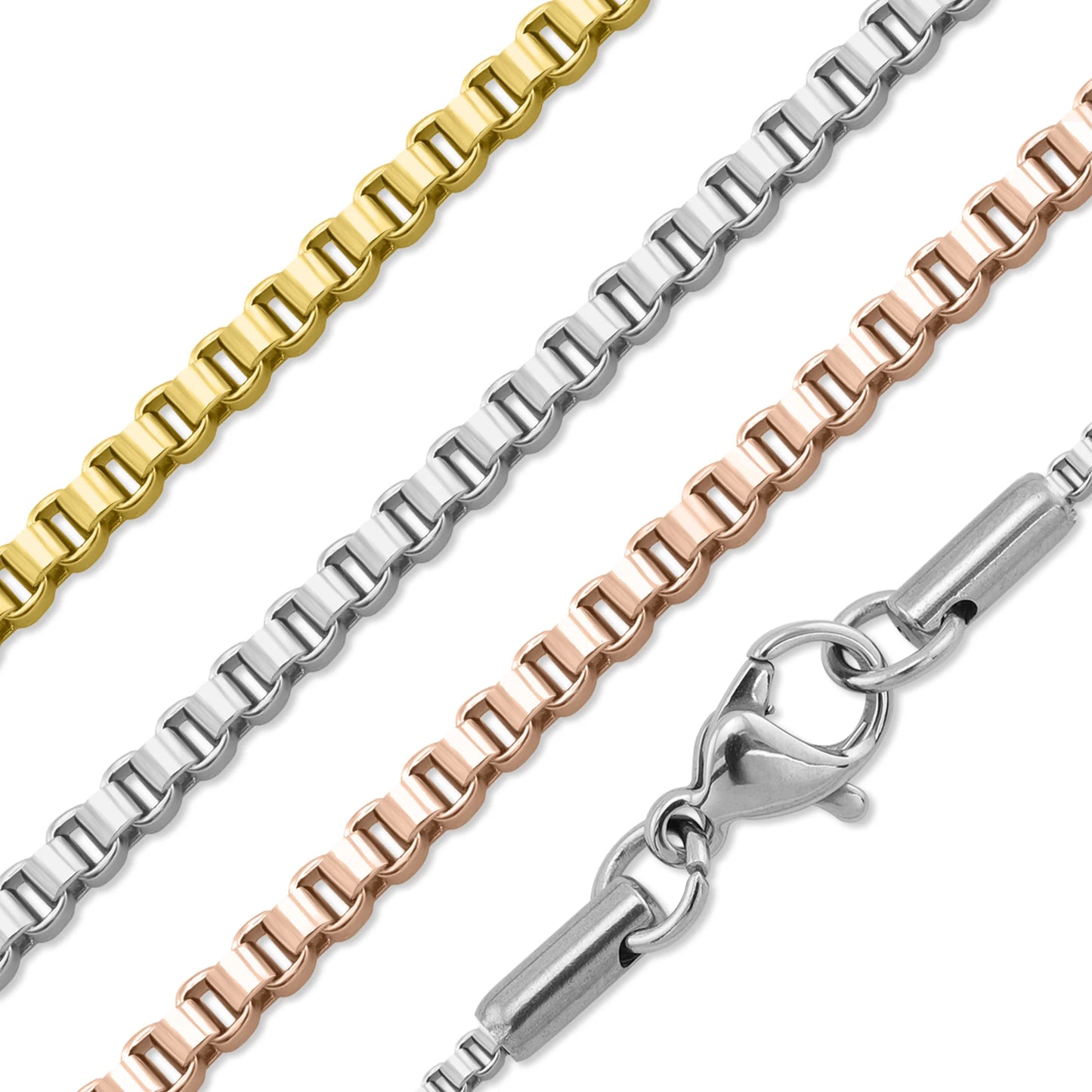 Box Chain Layering Necklace