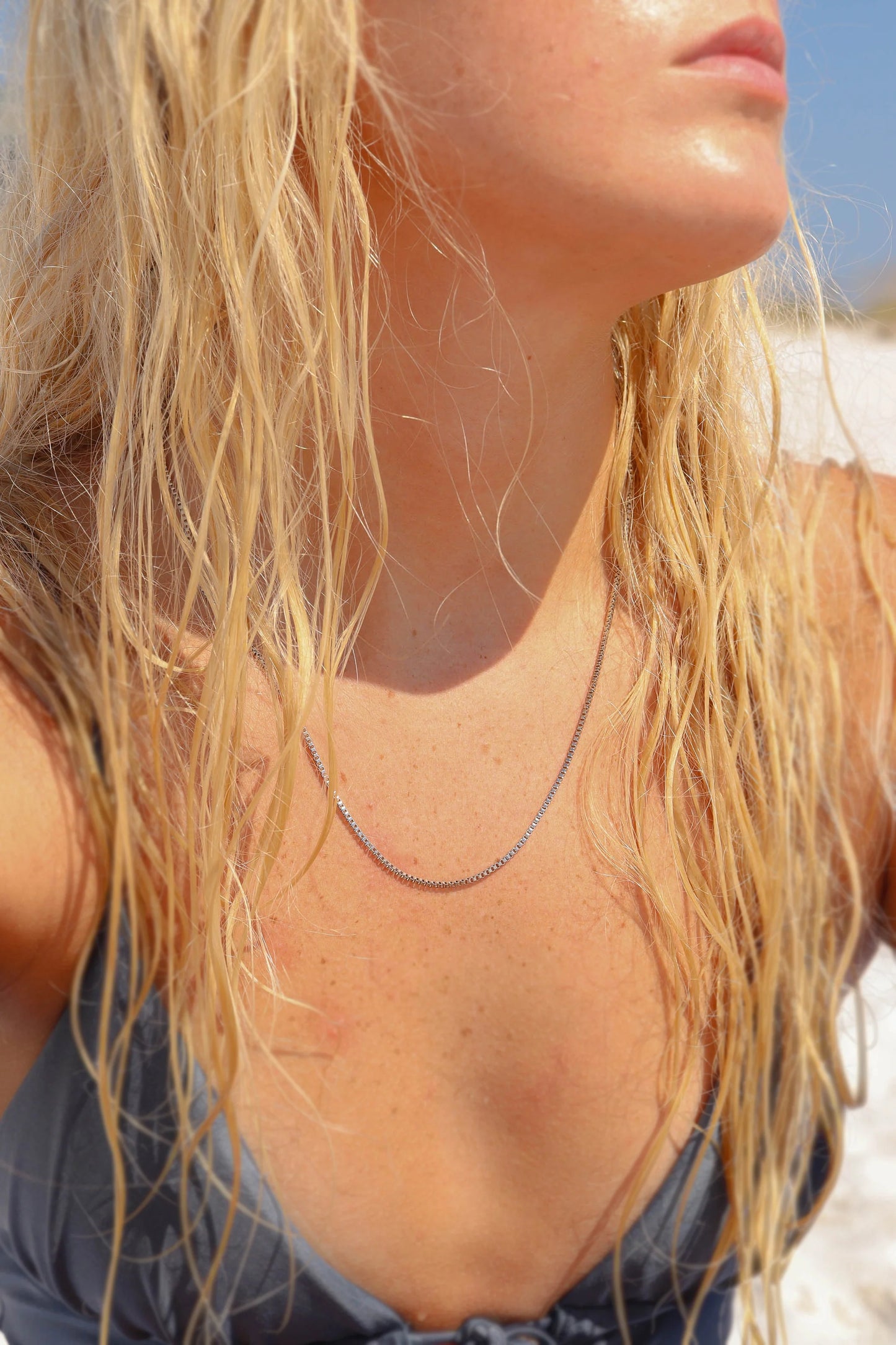 Box Chain Layering Necklace
