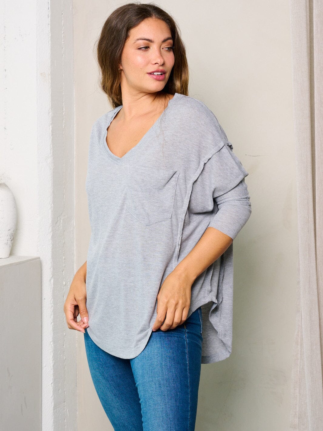Casual Hi Lo Top