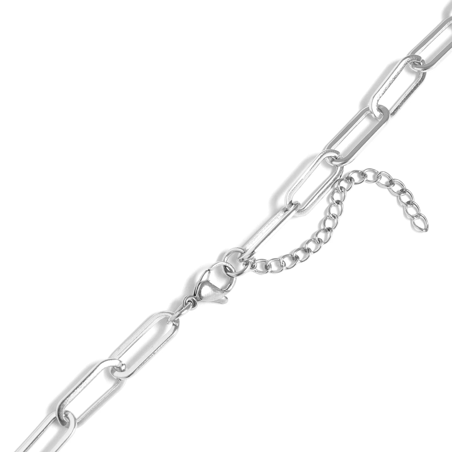 1 Heart Paperclip Necklace