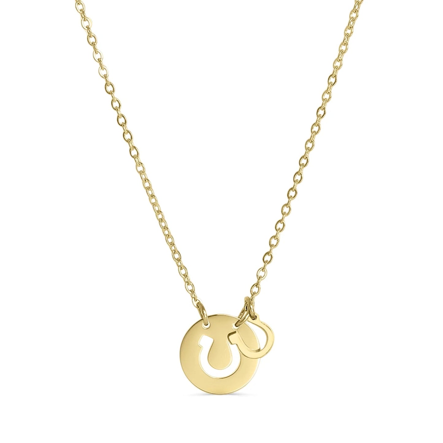 Horseshoe Cutout Necklace