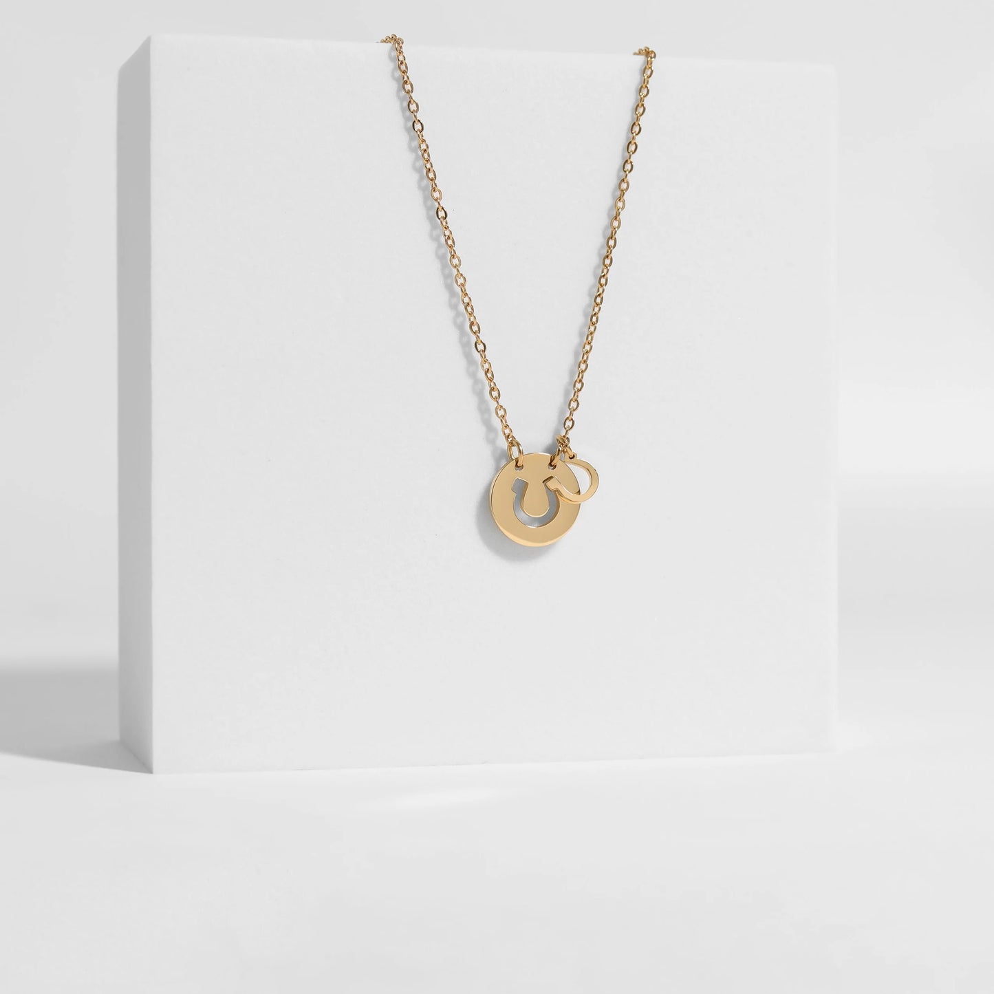 Horseshoe Cutout Necklace