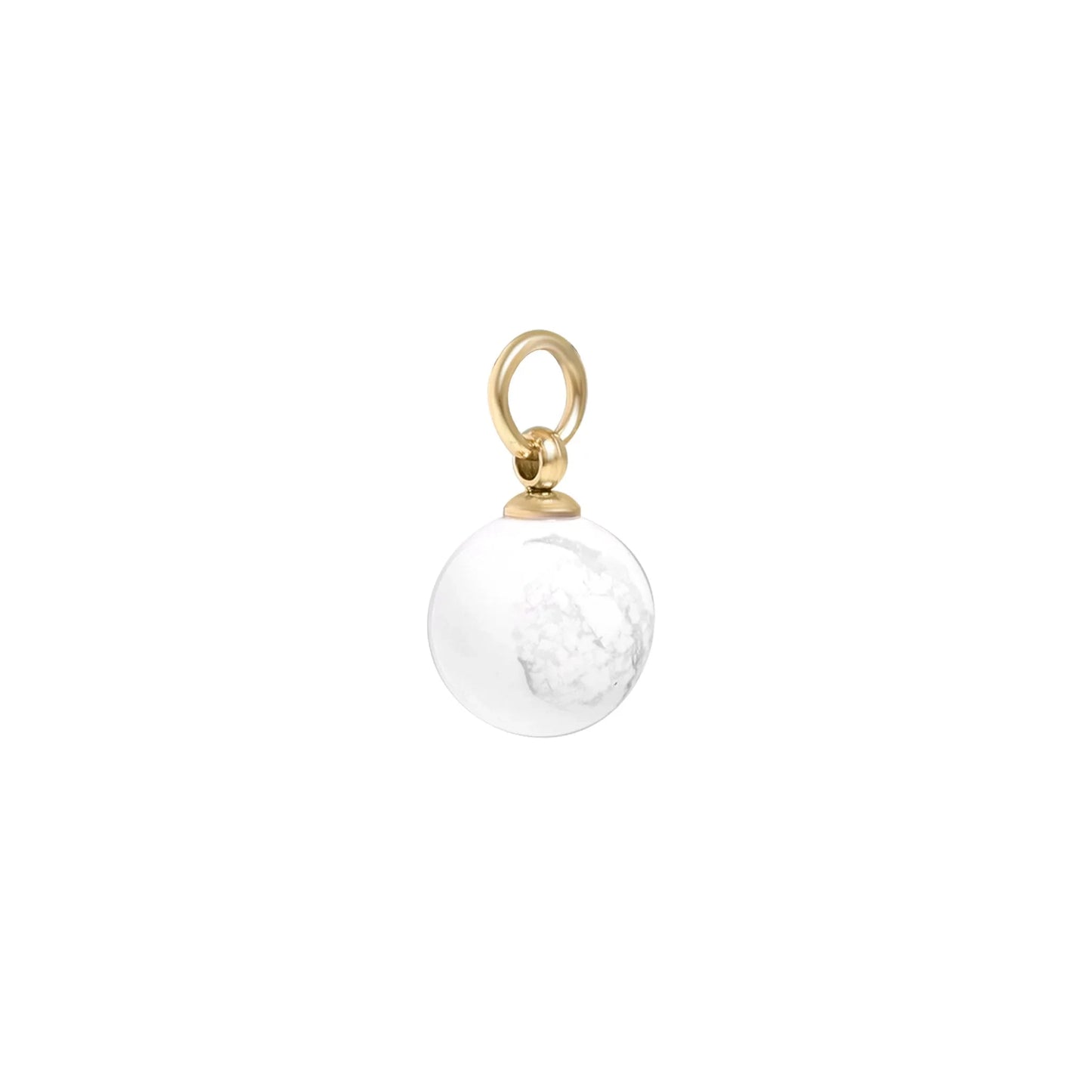 Howlite Charm