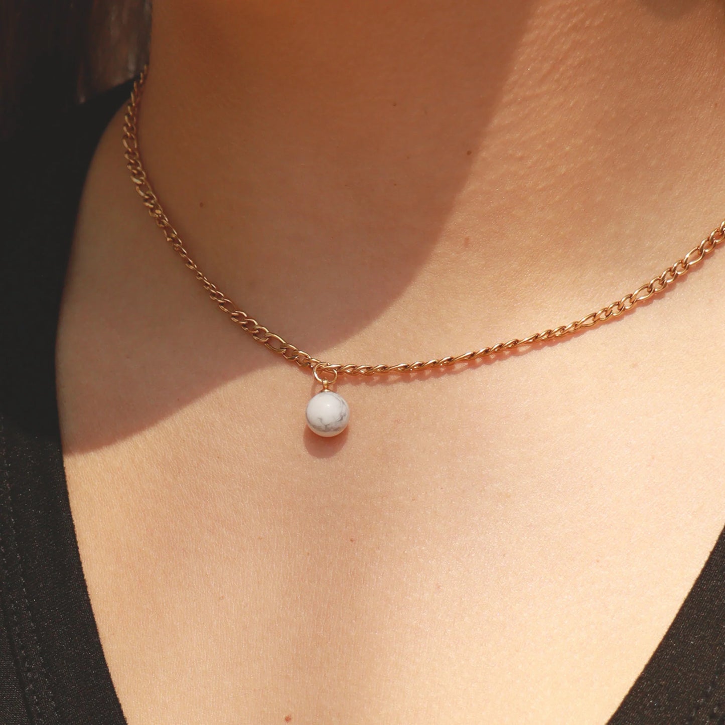 Howlite Charm