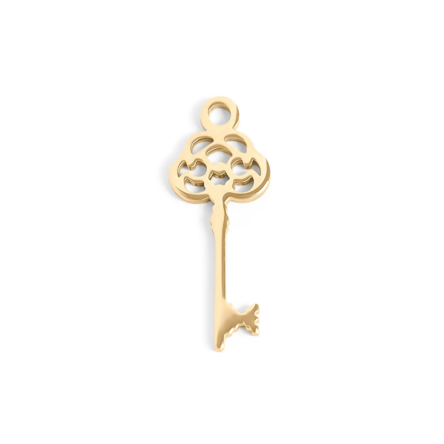 Fancy Flower Key Charm