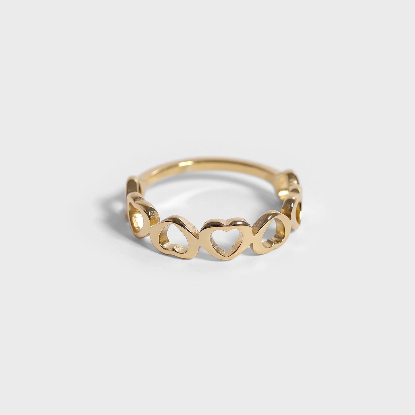Multi Heart Stacking Ring