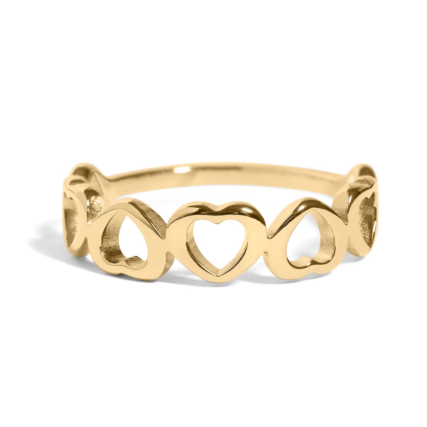 Multi Heart Stacking Ring