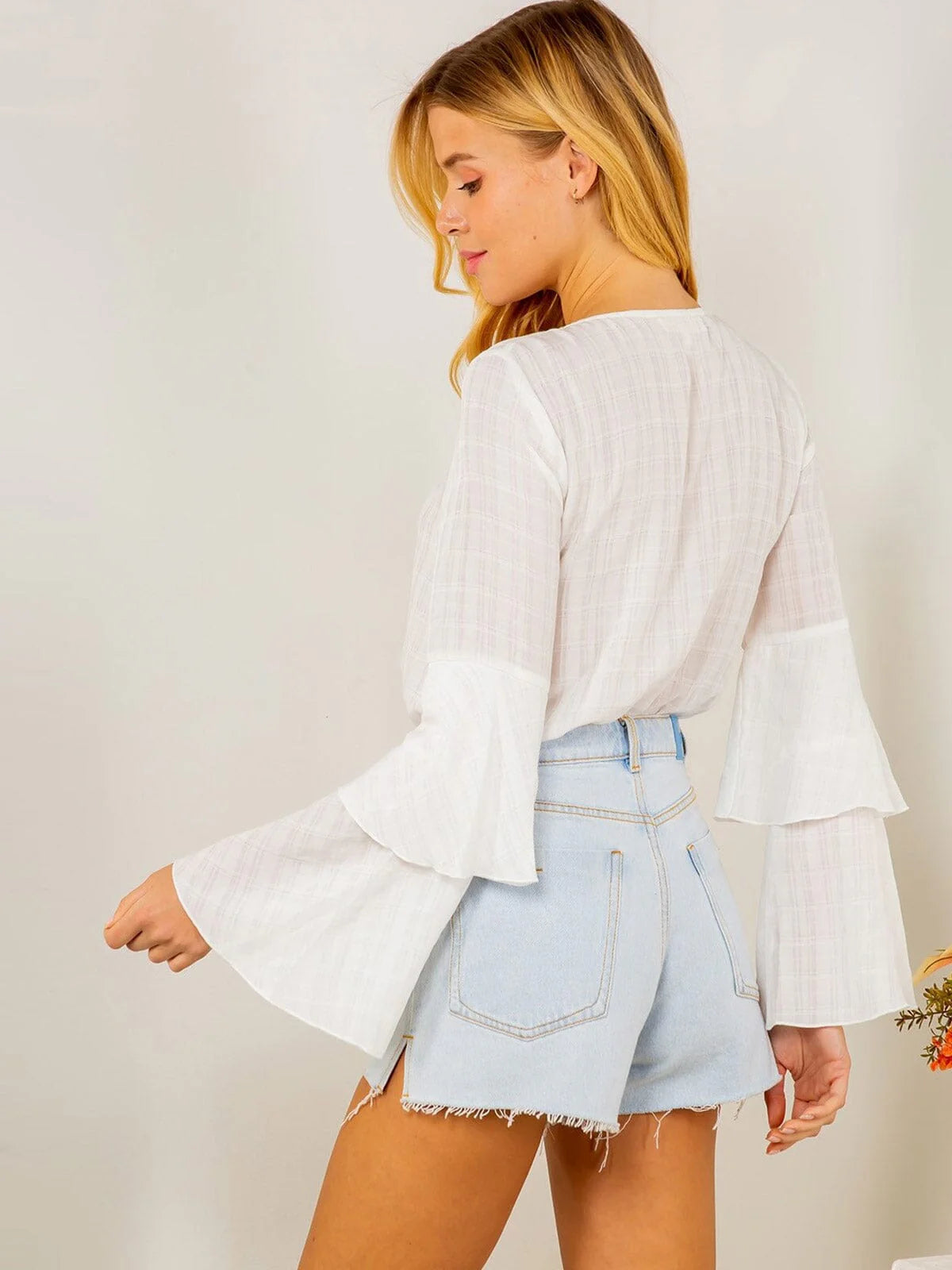Ruffle Sleeve Bodysuit