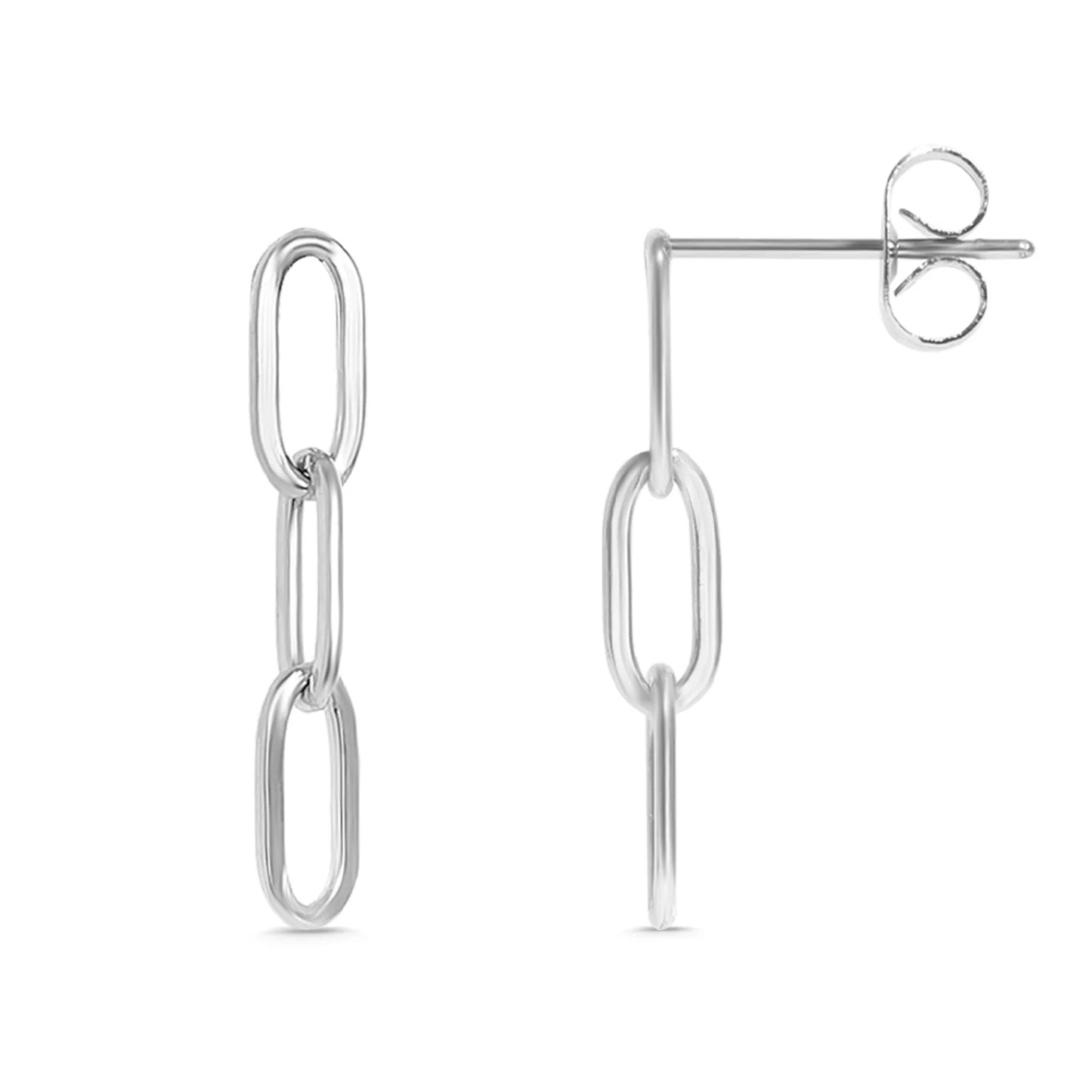 Paper Clip Earrings