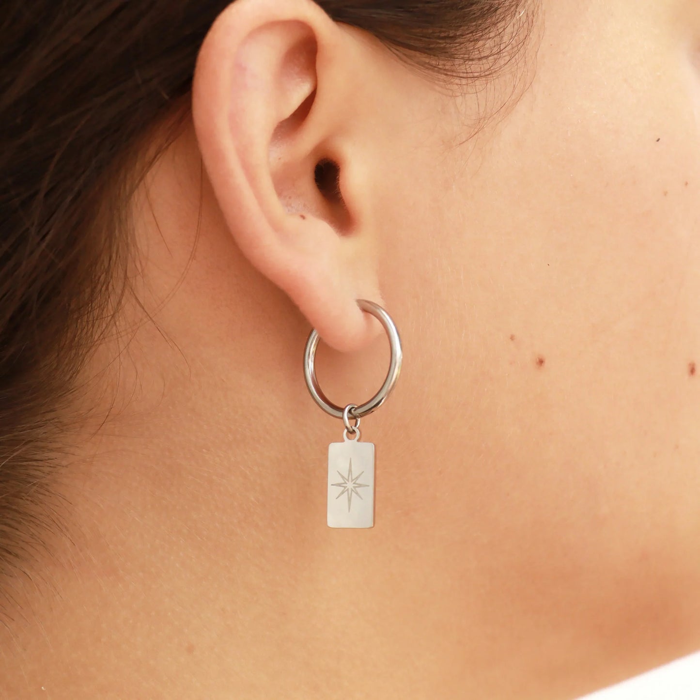 Starburst Hoop Earrings