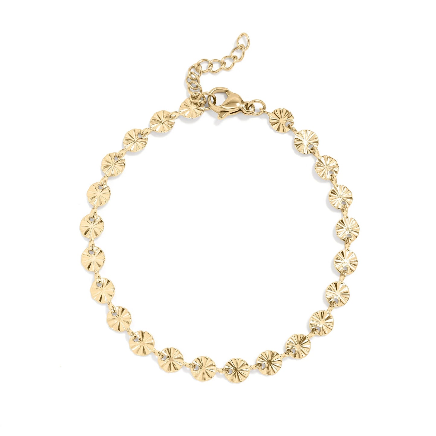 Sunburst Chain Bracelet