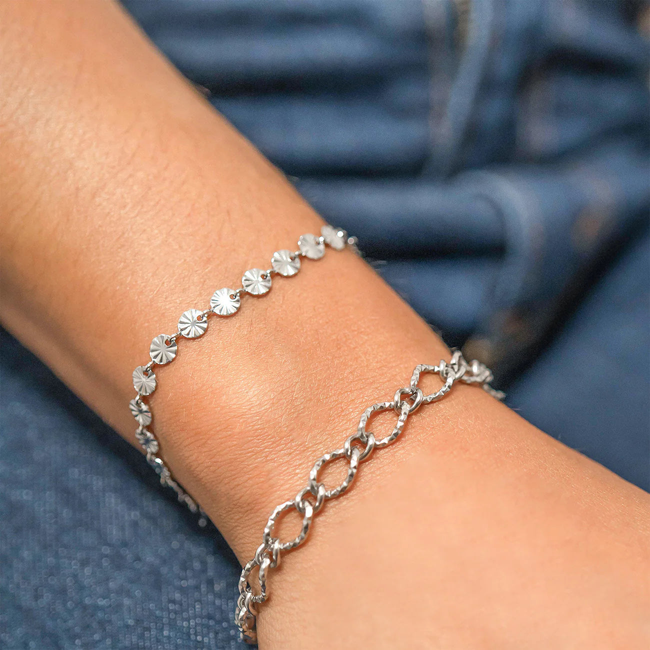 Sunburst Chain Bracelet