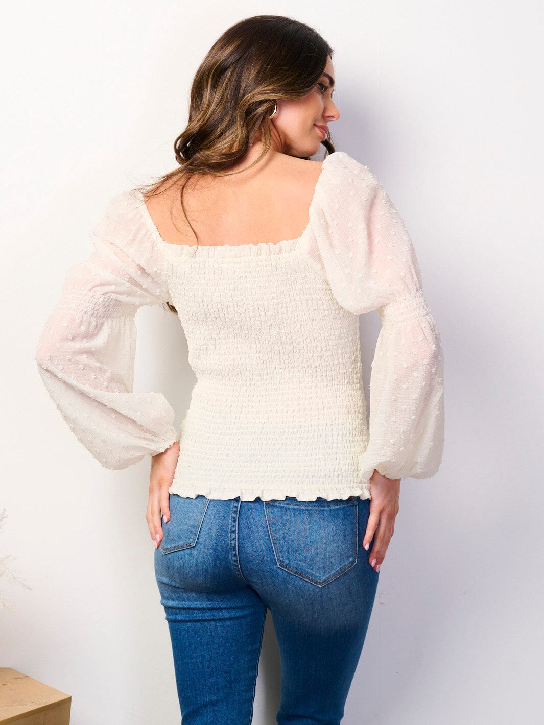 Swiss Dot Blouse