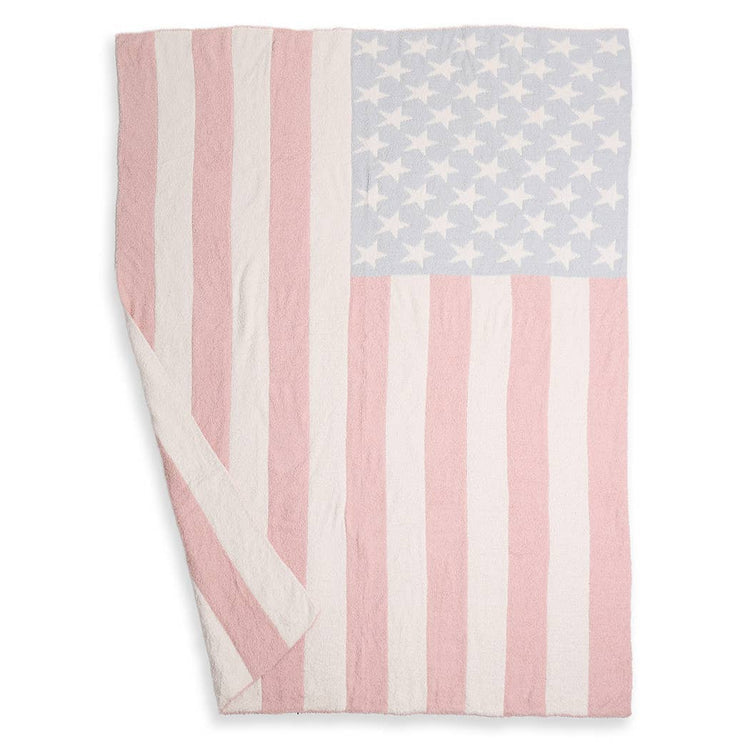 Faded Flag Luxury Throw Blanket