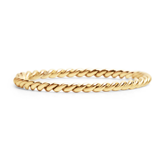 Braided Twisted Rope Ring