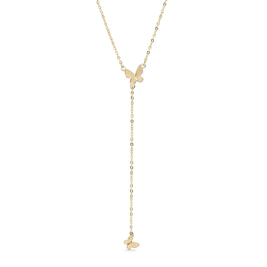 Butterfly Lariat Necklace