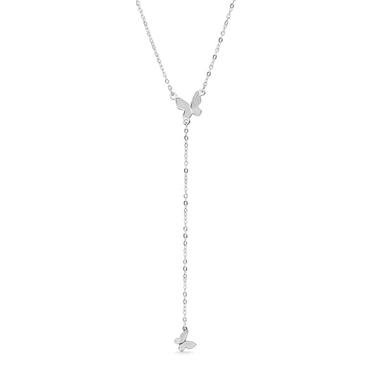 Butterfly Lariat Necklace