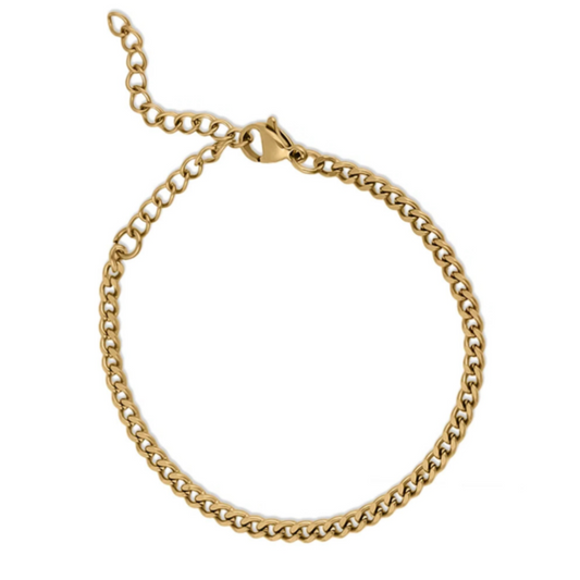 Curb Chain Layering Bracelet