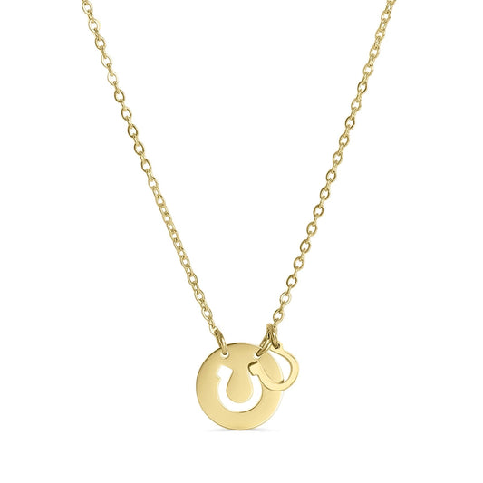 Horseshoe Cutout Necklace