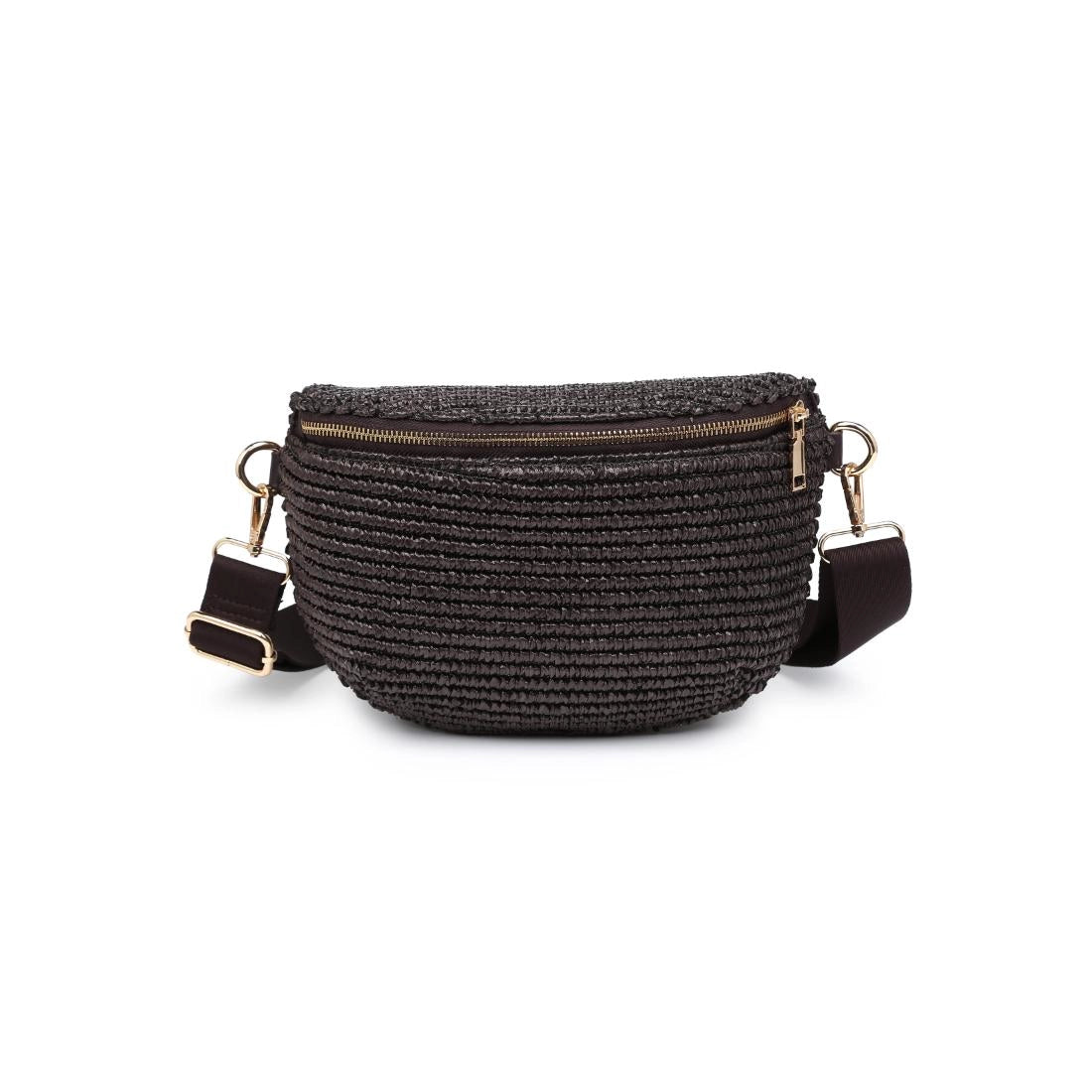Large Woven Belt Bag