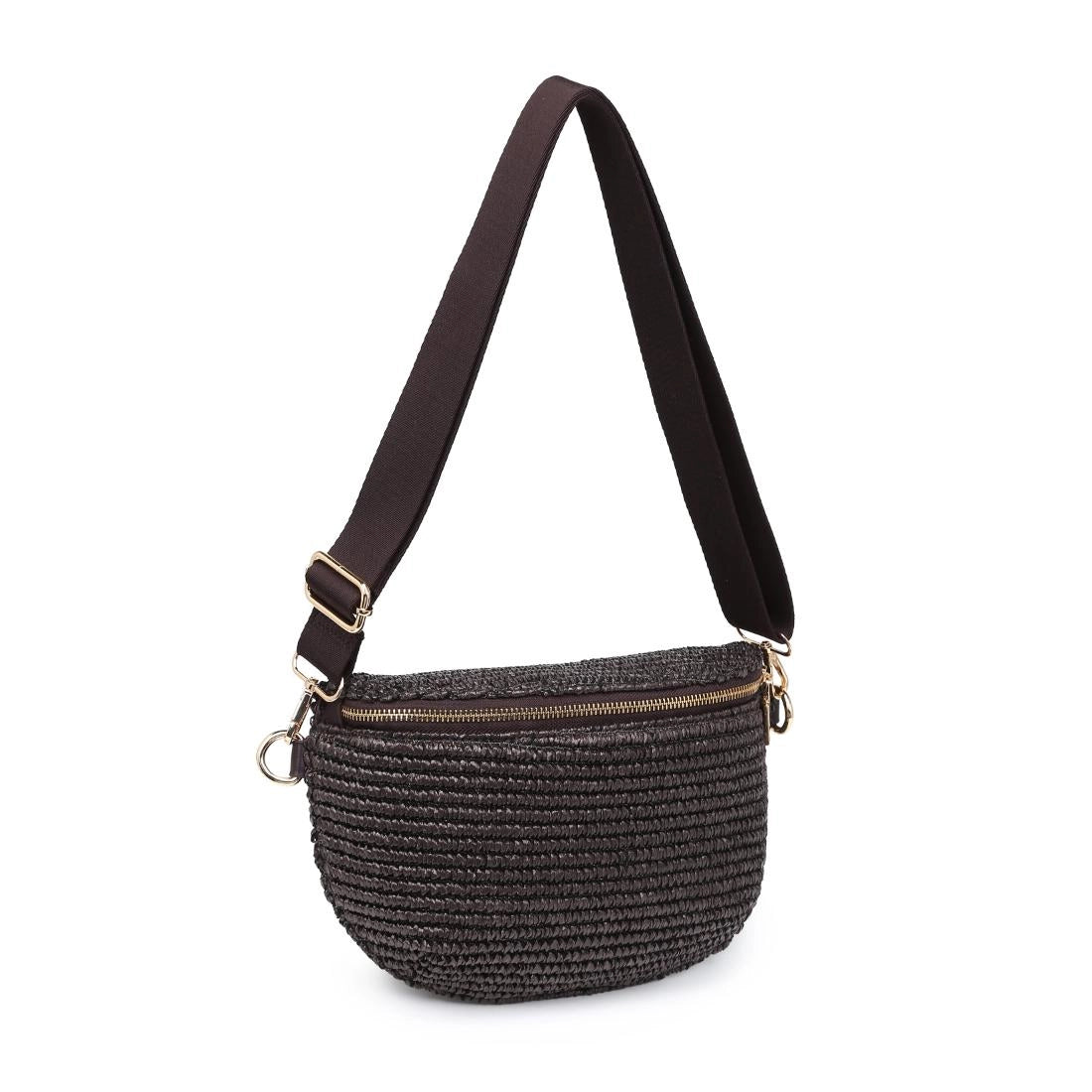 Large Woven Belt Bag