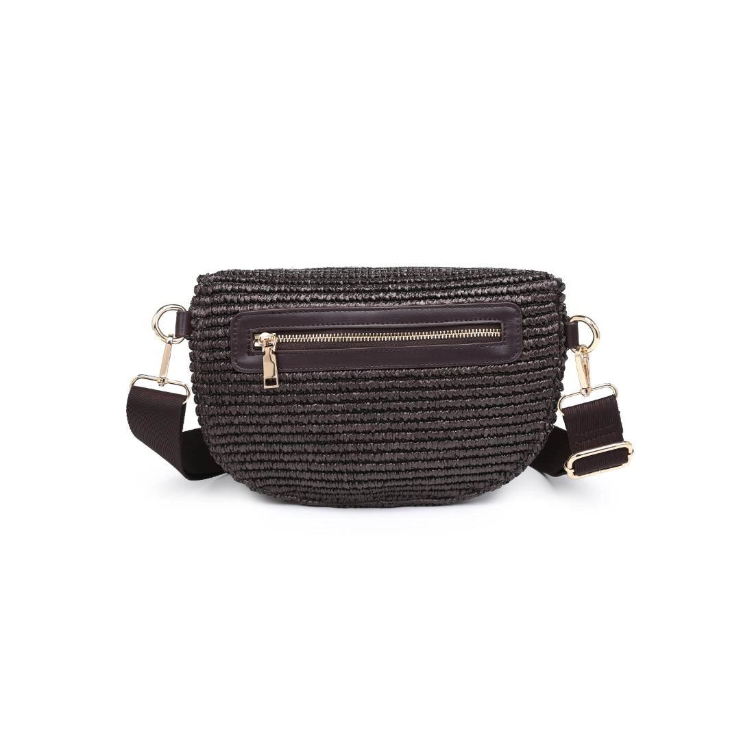 Large Woven Belt Bag