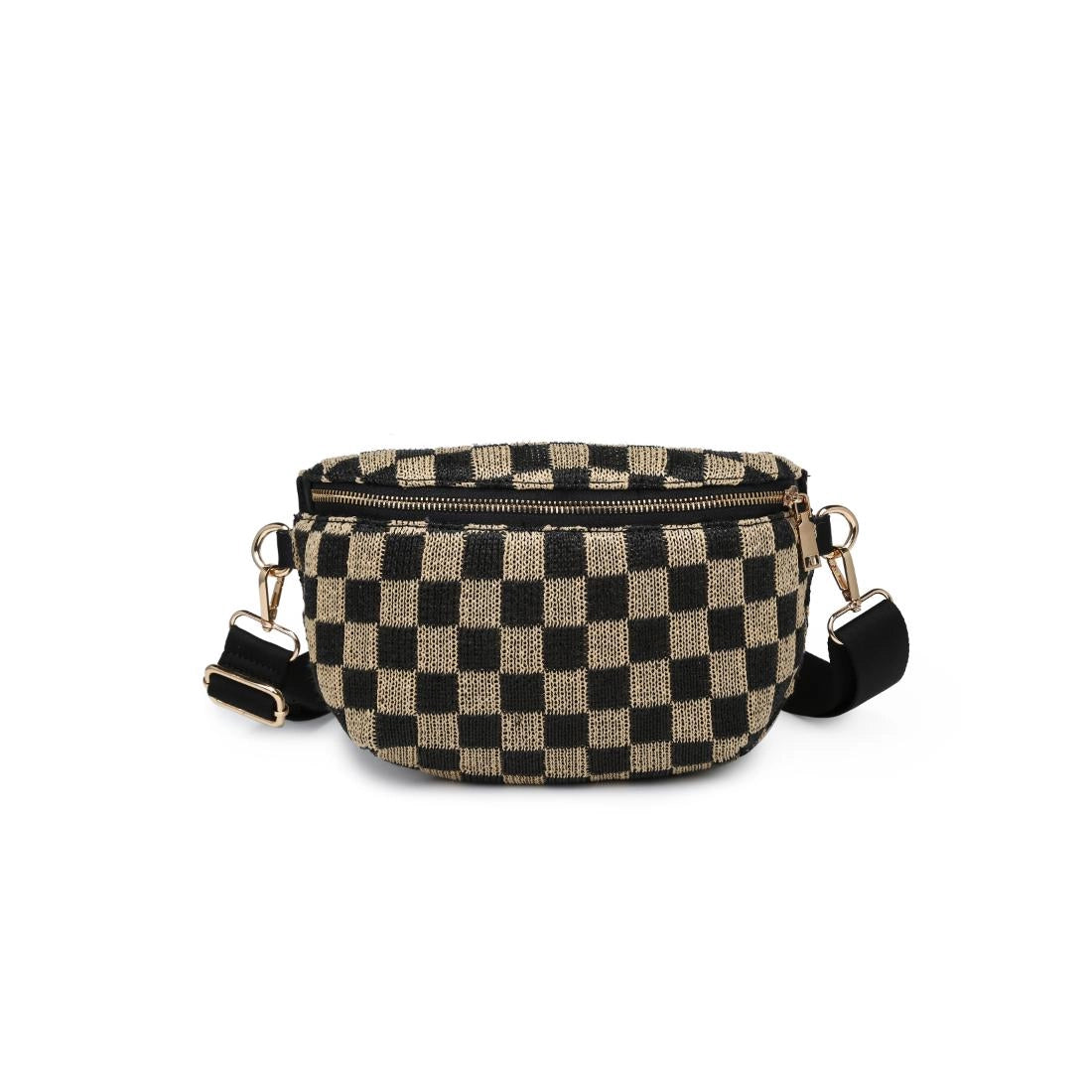 Large Checker Belt Bag