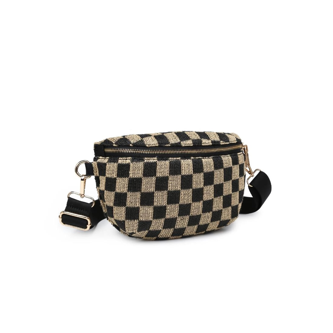 Large Checker Belt Bag